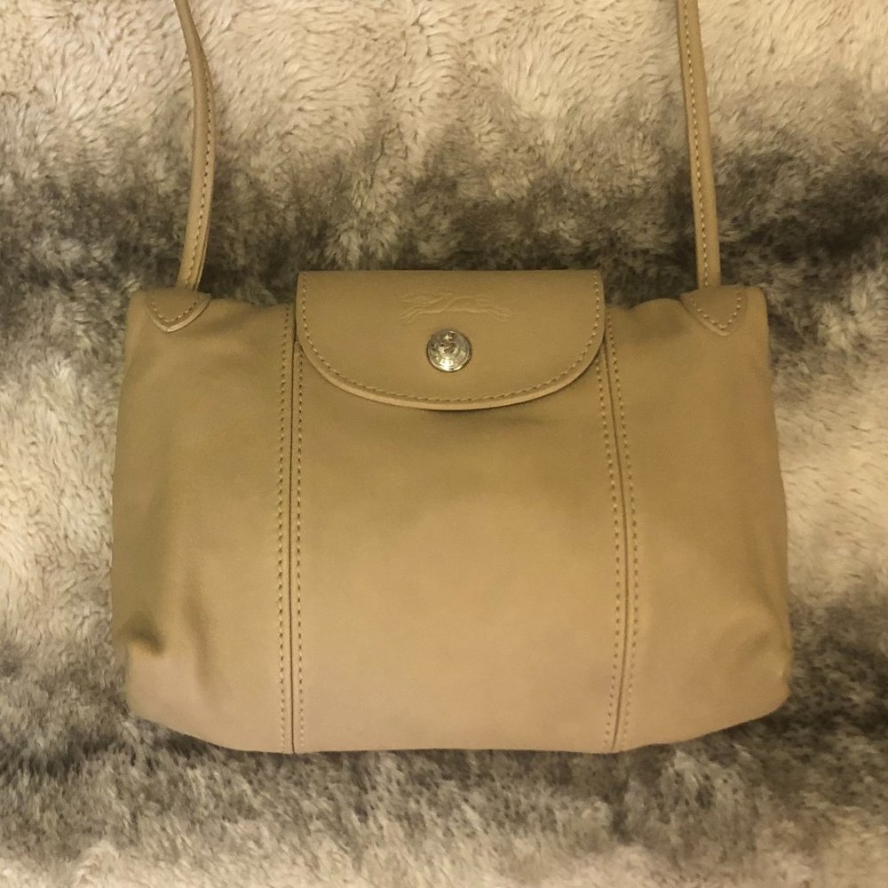 Longchamp Le Pliage cuir mini crossbody *EXCELLENT CONDITION*